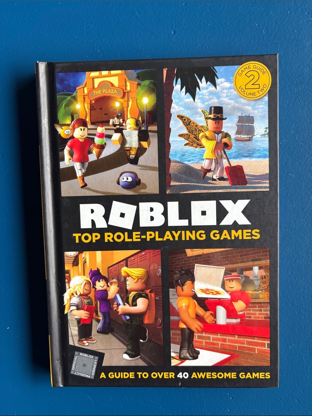 Roblox "Top Role-Playing Games" Guide - Black Yellow Cover